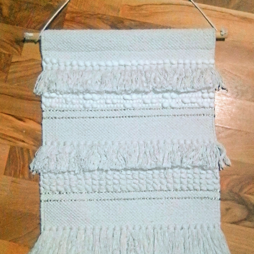Cream Art & Decals with Fringe and Textured Layers